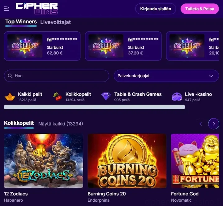 Cipherwins Casino Casino